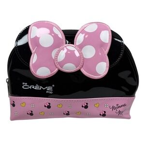 The Crème Shop x Disney - Minnie Mouse Dome Travel Pouch (Pink)